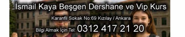 Ankara Dershane, TYT AYT LGS KPSS Kursları